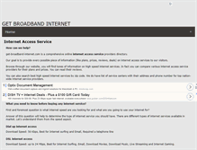 Tablet Screenshot of get-broadband-internet.com